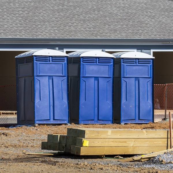 what is the cost difference between standard and deluxe portable toilet rentals in Fitzwilliam